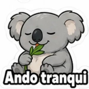 Ando tranqui - getsticker.com