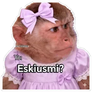 ala Viridiana Yo: Eskiusmi? - getsticker.com