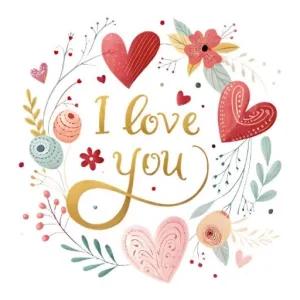 I love you - getsticker.com