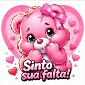 Sinto sua falta! - getsticker.com