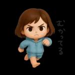 ヘアバンドボブの可愛い女の子。