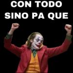 CON TODO SINO PA QUE