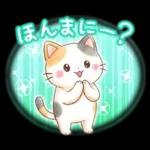 ほんわか水彩♪京都の三毛猫さん