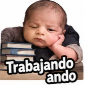 Trabajando ando - getsticker.com