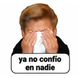 ya no confío en nadie - getsticker.com