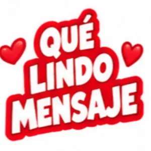 QUÉ LINDO MENSAJE - getsticker.com