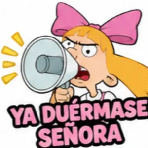 YA DUERMASE SEÑORA - getsticker.com