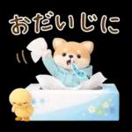 癒やしばいぬで春の日常スタンプ