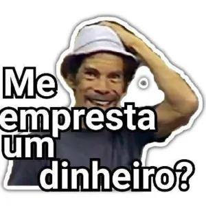 Me empresta um dinheiro? - getsticker.com