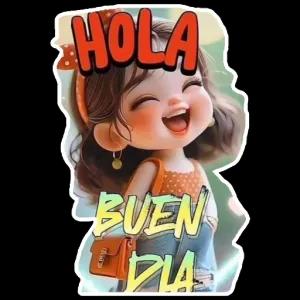 HOLA BUEN DIA - getsticker.com