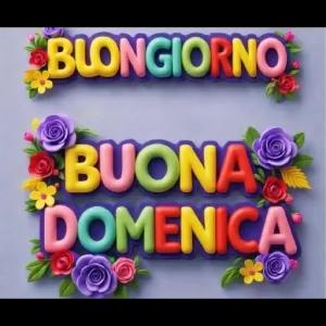 BUONGIORNO BUONA DOMENICA - getsticker.com