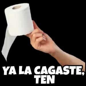 YA LA CAGASTE, TEN - getsticker.com