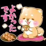 和菓子で敬語❤️いやしばいぬ❤️柴犬
