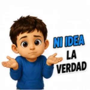 NI IDEA LA VERDAD - getsticker.com