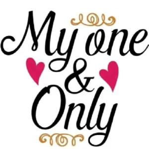My one & Only - getsticker.com