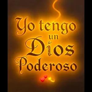 Yo tengo un Dios Poderoso - getsticker.com