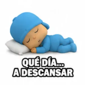 QUÉ DÍA... A DESCANSAR - getsticker.com