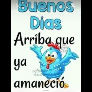 Buenos Días Arriba que ya amaneció - getsticker.com