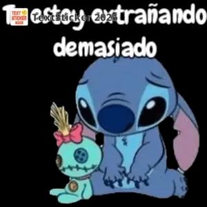 Te estoy extrañando demasiado - getsticker.com
