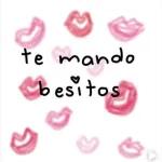 te mando besitos