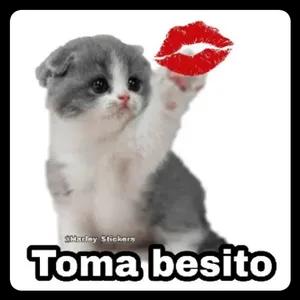 Toma besito - getsticker.com