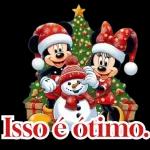 Mickey e Minnie de Natal