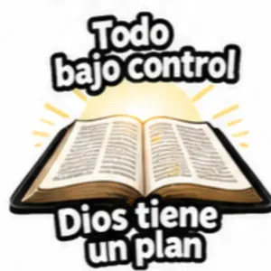 Todo bajo control Dios tiene un plan - getsticker.com