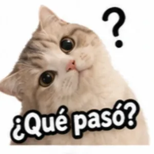 ¿Qué pasó? - getsticker.com
