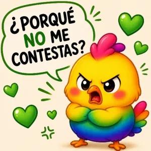 ¿PORQUÉ NO ME CONTESTAS? - getsticker.com