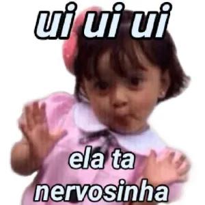 ui ui ui ela ta nervosinha - getsticker.com