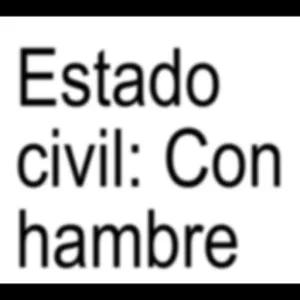 Estado civil: Con hambre - getsticker.com