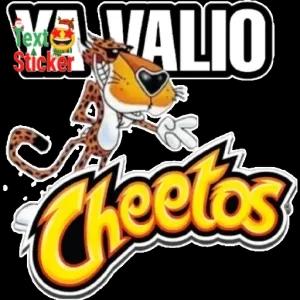YA VALIO, Cheetos - getsticker.com