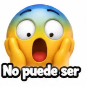 No puede ser - getsticker.com