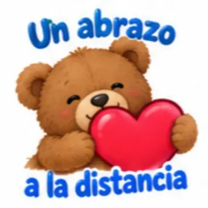Un abrazo a la distancia - getsticker.com
