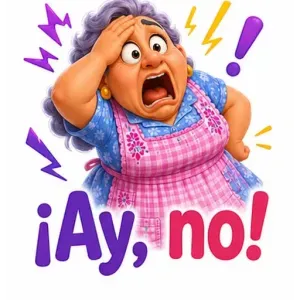 ¡Ay, no! - getsticker.com