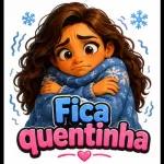 Adesivos de Menina de Inverno