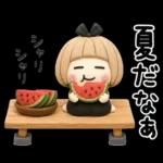 ゆるかわ♡ガール夏　クレイ風