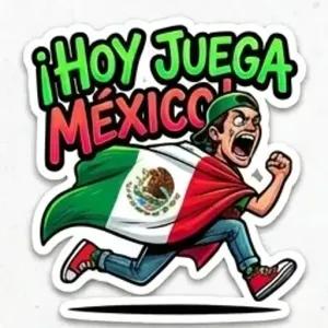 ¡HOY JUEGA MÉXICO! - getsticker.com
