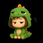 ヘアバンドボブの可愛い女の子。