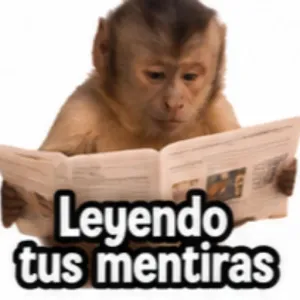 Leyendo tus mentiras - getsticker.com