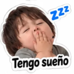 Zzz Tengo sueño - getsticker.com