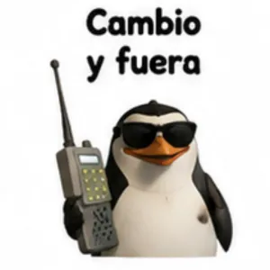 Cambio y fuera - getsticker.com