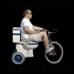 to cagando andando - getsticker.com