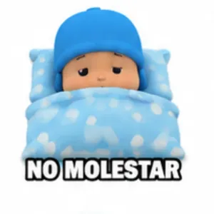 NO MOLESTAR - getsticker.com