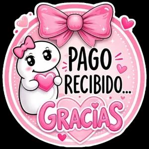 PAGO RECIBIDO... GRACIAS - getsticker.com