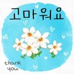 예쁜 꽃 다정한 일상인사톡