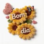 Adesivos de bom dia
