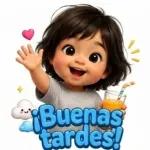 Pegatinas de niña