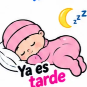 Ya es tarde - getsticker.com
