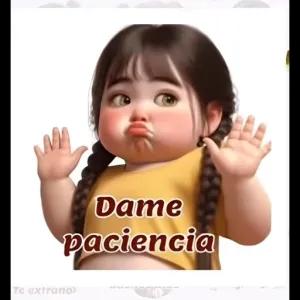 Dame paciencia - getsticker.com